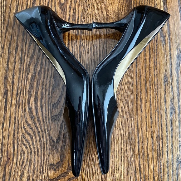 Nine West Patent Stiletto Heels - Black -  Sz 6 - Picture 9 of 16